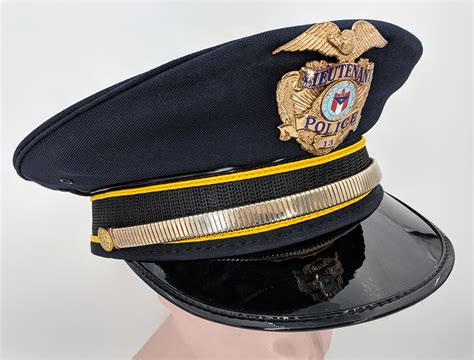Rare Golden Police Hat .